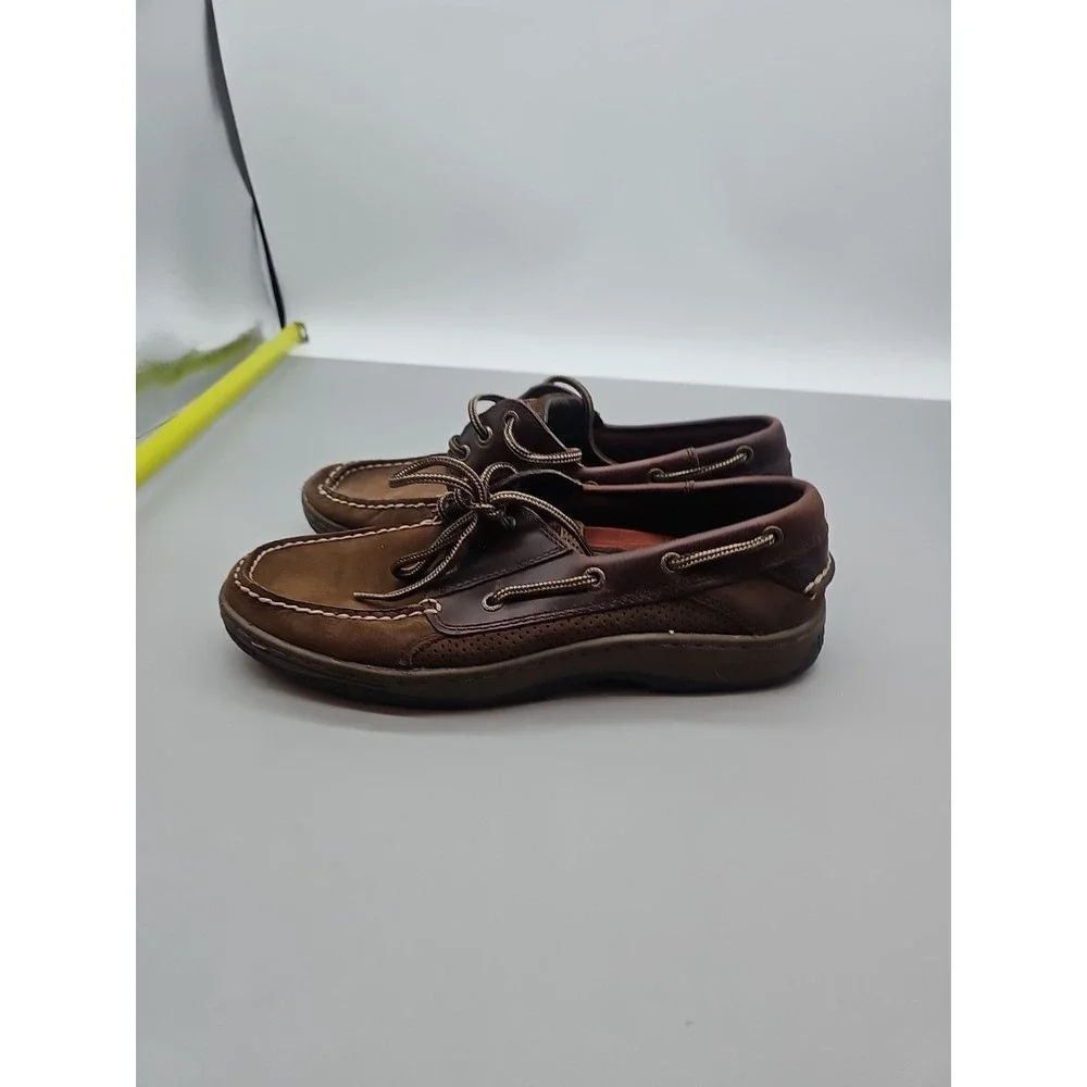 SPERRY TOP-SIDER Men's Brown Leather Boat Shoes Boots Mens Size 9